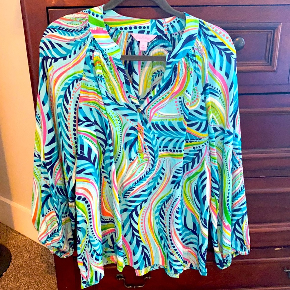 Lilly Pulitzer blouse or tunic